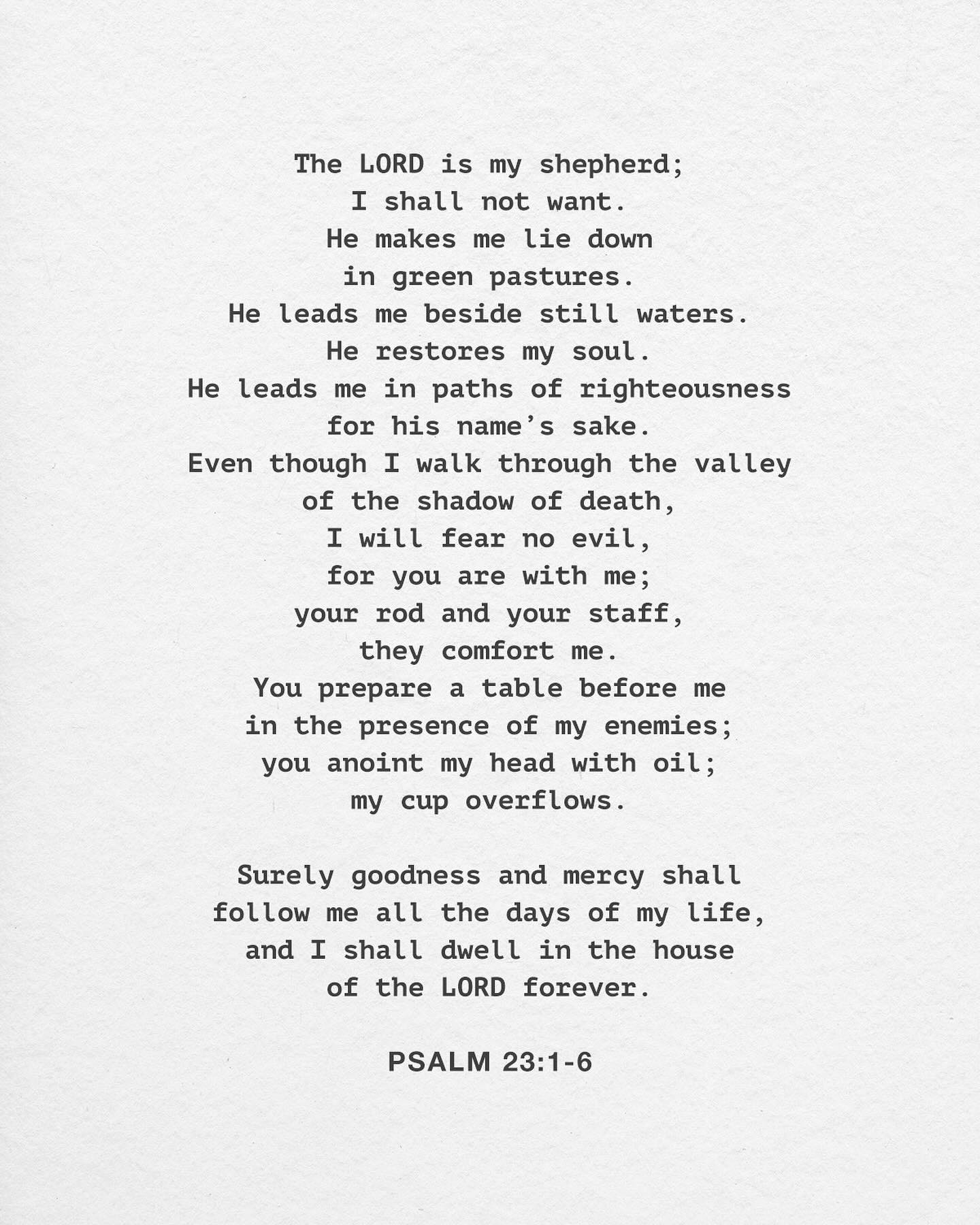 LifeChurch - We’re walking through Psalm 23 as a church family ...