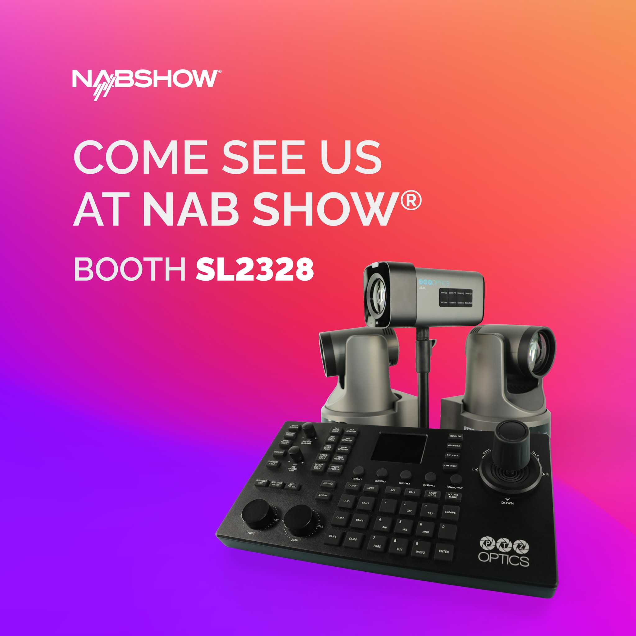 PTZOptics - 🚨 We're heading to NAB Show 2025! Join us at Booth SL2328 ...