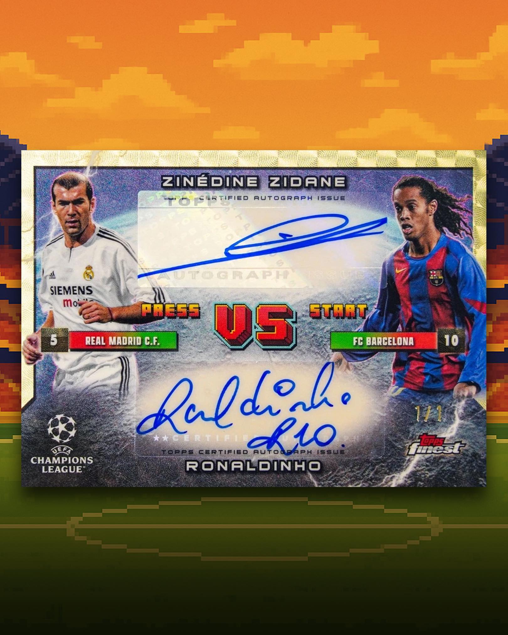 Zidane ? Ronaldinho Two of the greatest to ever play the game on 
