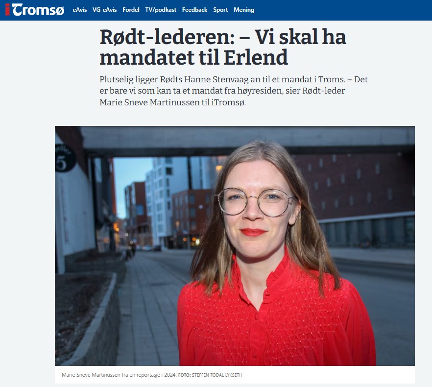Rødt - Valglokalene åpner nå! Mange har enda ikke bestemt seg. Om du er ...