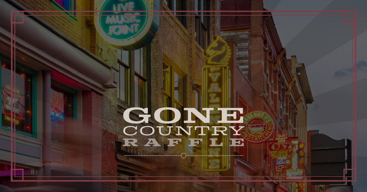 RMHC - Nashville Awaits! 🤠 The Gone Country Raffle is bringing Music ...