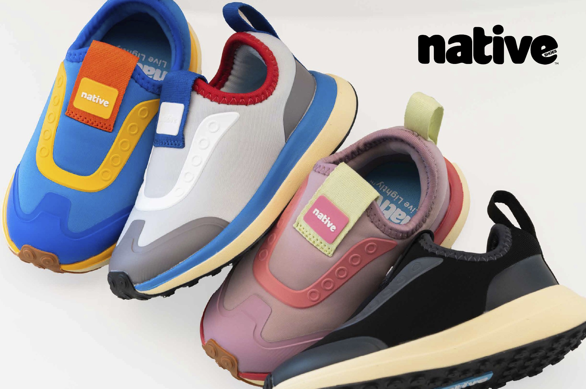 Native Shoes - 盡情奔跑吧！Robbie Dash 全新登場 🏁 溫柔包覆小腳👟☁... | Facebook