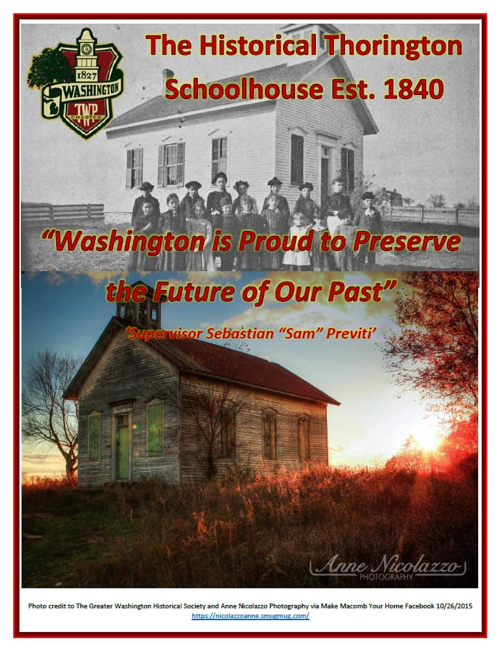 Washington Township schoolhouse move photos and stories
