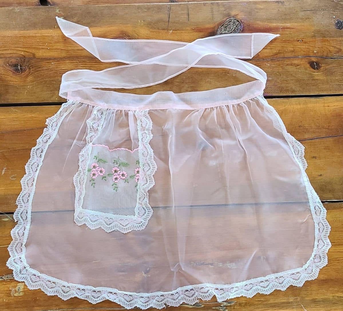 Vintage apron examples from past decades