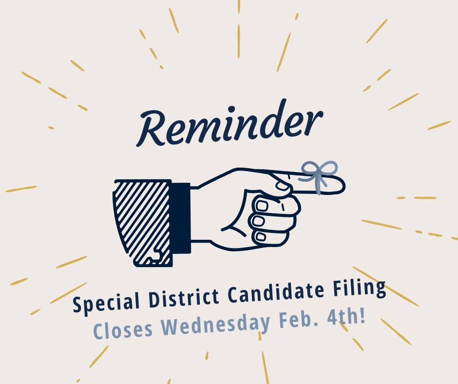 Gallatin - Reminder ⏰ – Special Purpose District candidate filing ...
