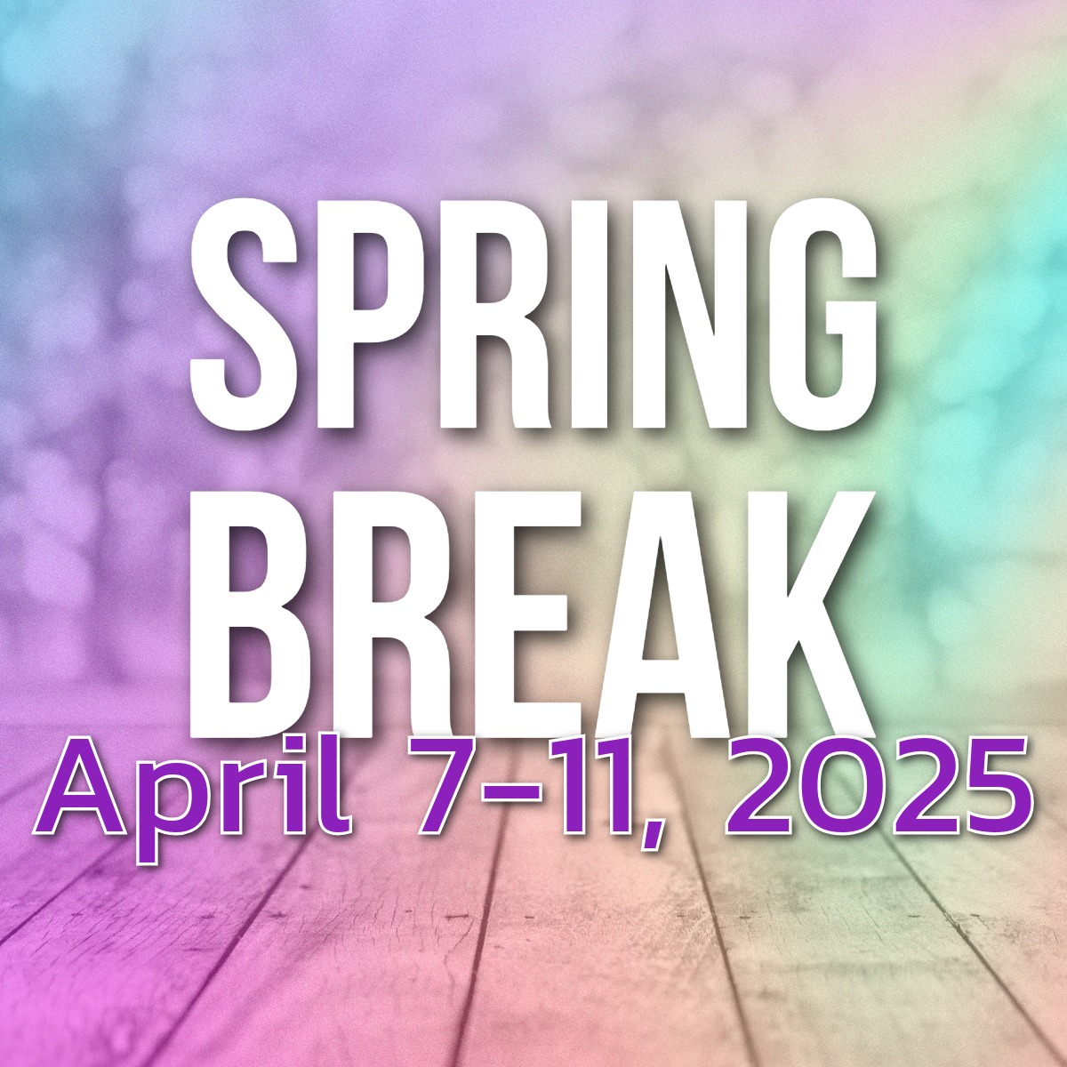 Colt - Have a safe and relaxing Spring Break next week! Students and ...