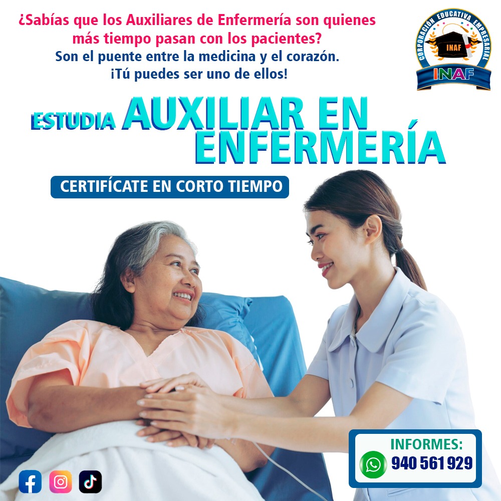 Corporación - ¿Quieres trabajar en el área de la salud en corto tiempo ...