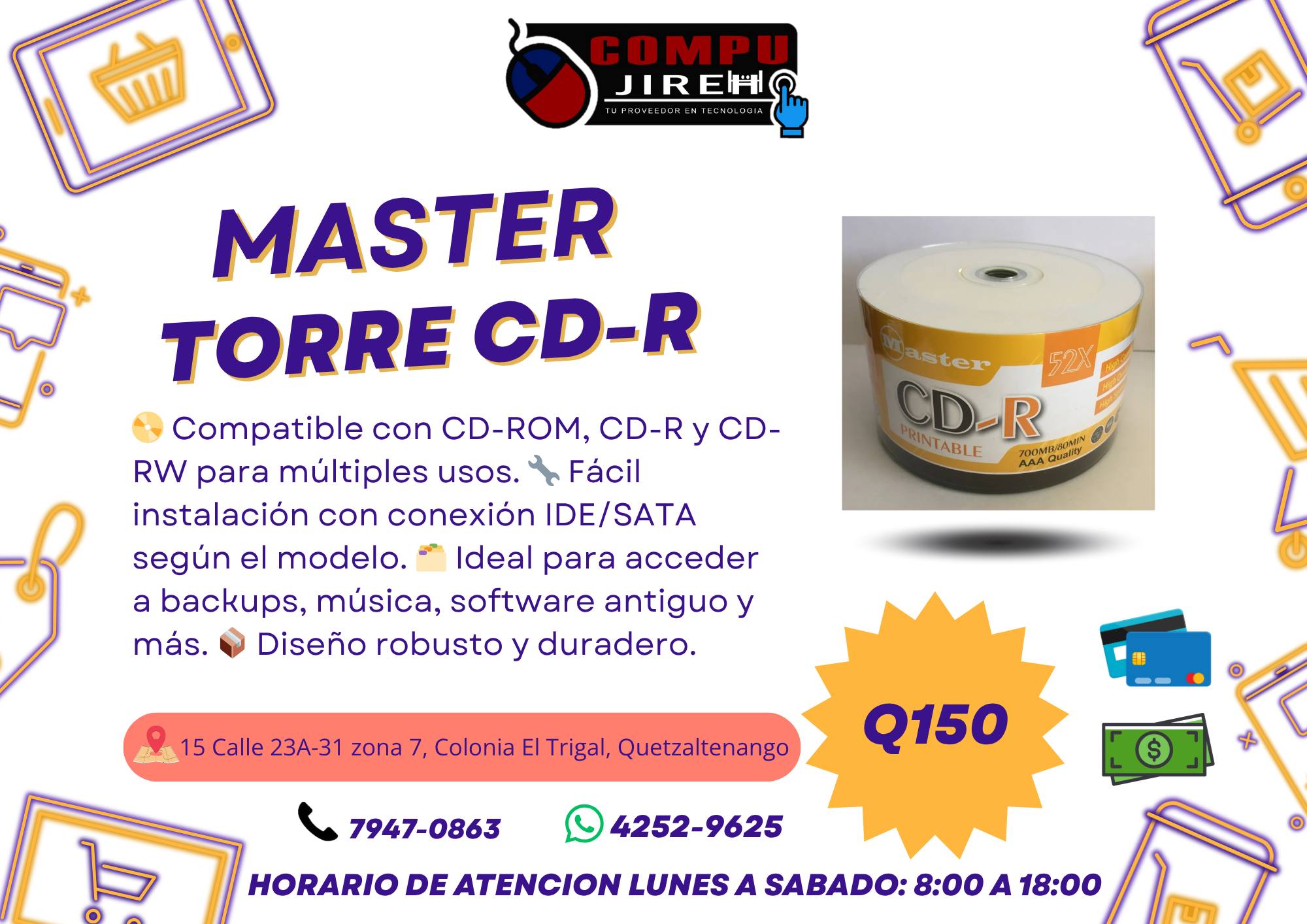 Compu - 💿 **Master Torre CD-ROM**: la solución ideal para leer y grabar ...