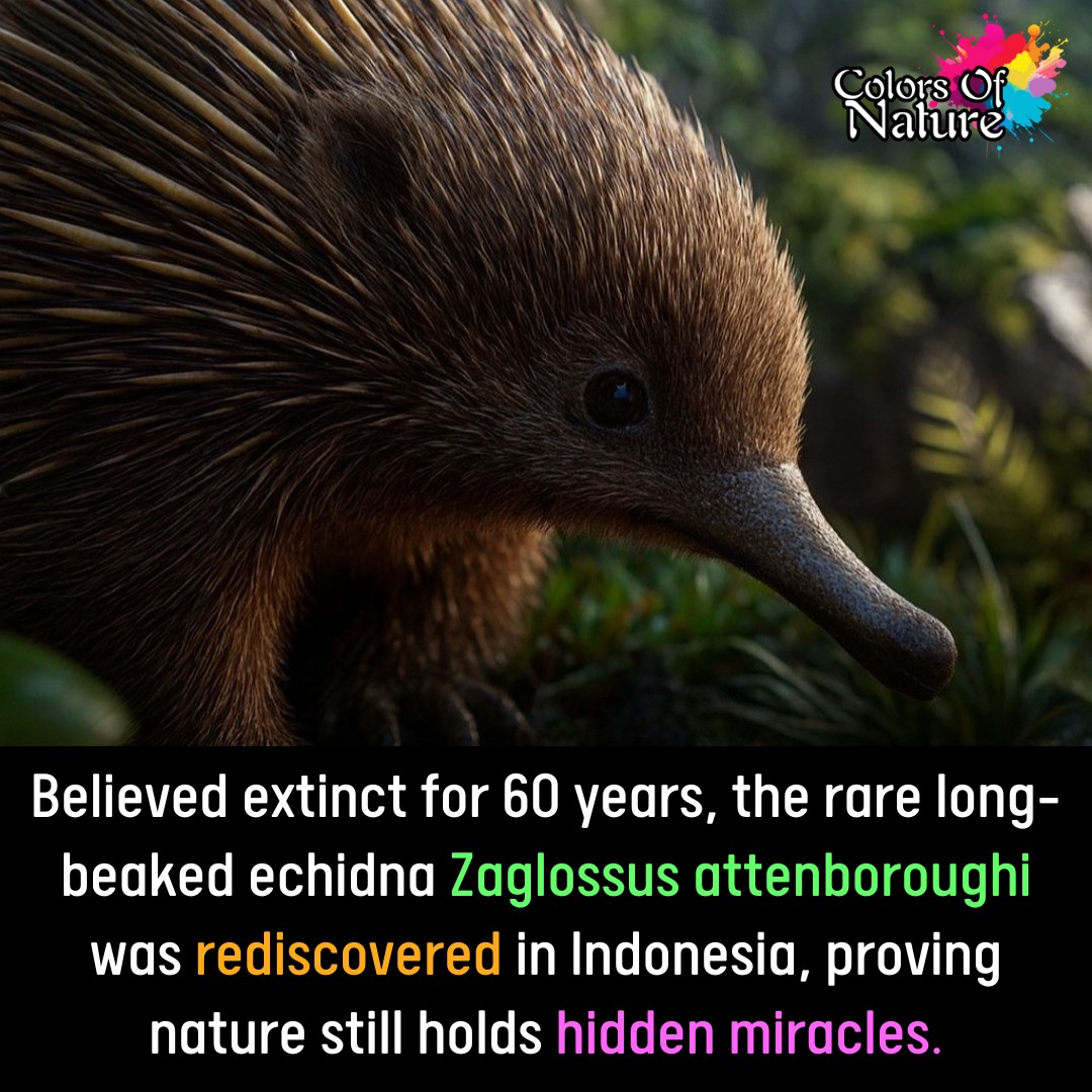 Colors - For 60 years, scientists thought the long-beaked echidna ...