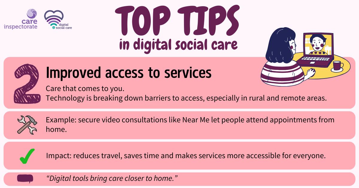 Care - 👀This week our digital social care team are sharing some Digital ...
