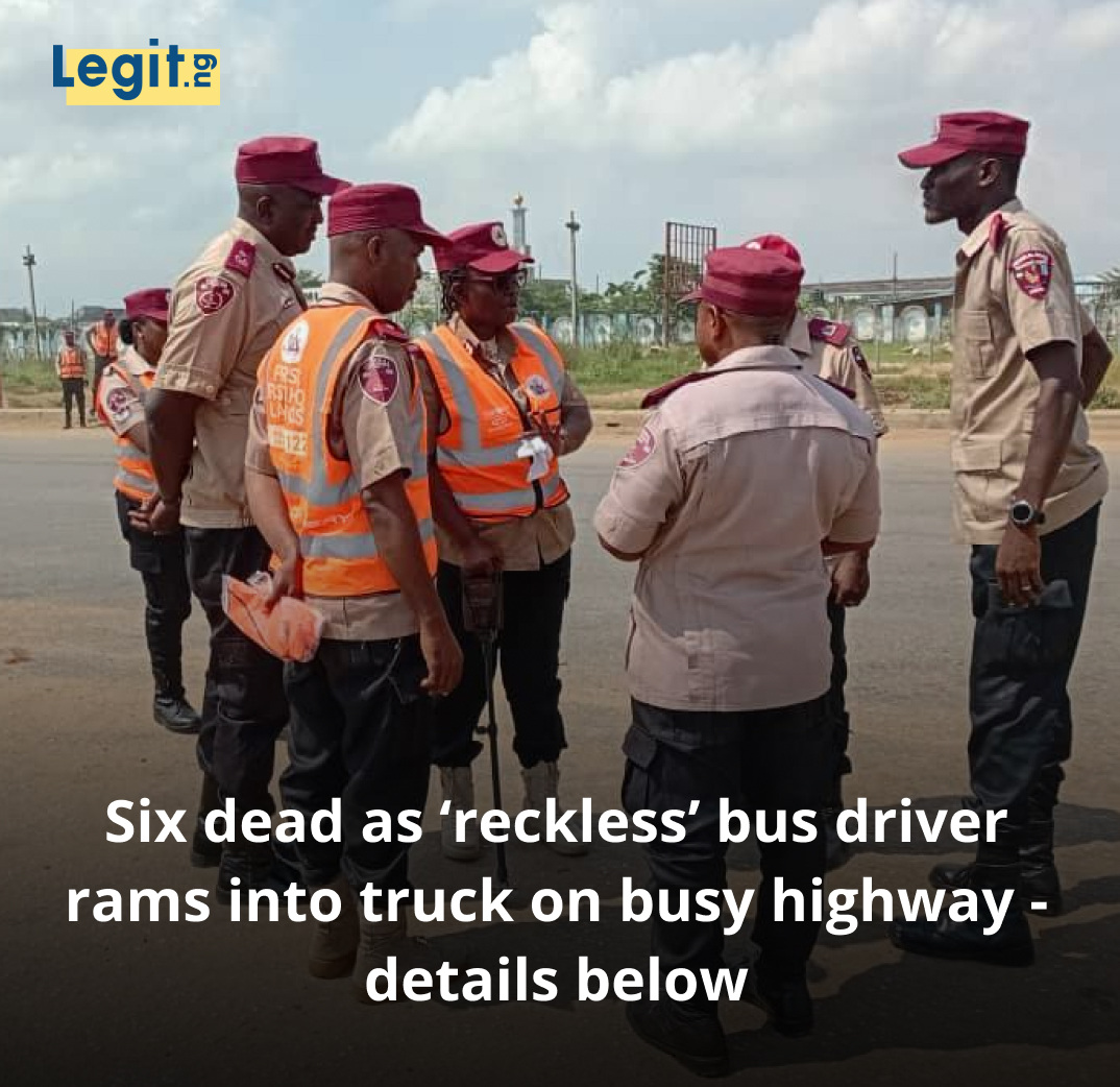 Legit.ng - A bus and a tipper collided on a busy Anambra... | Facebook