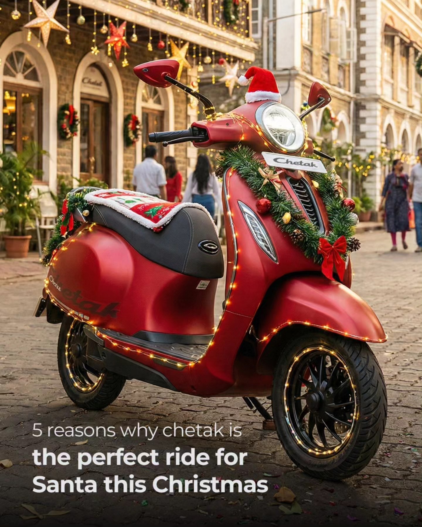 Chetak - Low-key convinced Santa’s new sleigh upgrade is... | Facebook