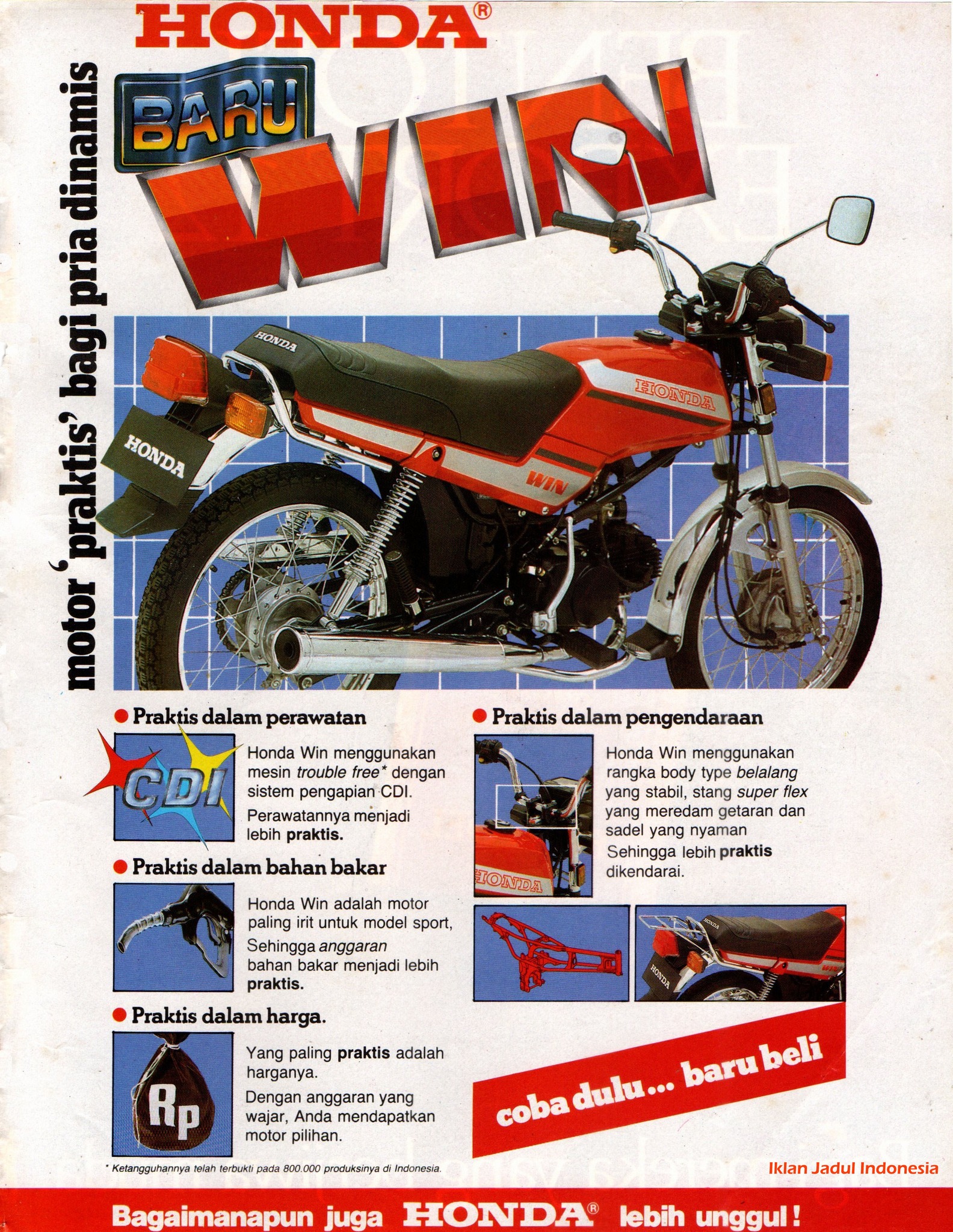Honda Win 1984 - Iklan Jadul Indonesia | Facebook