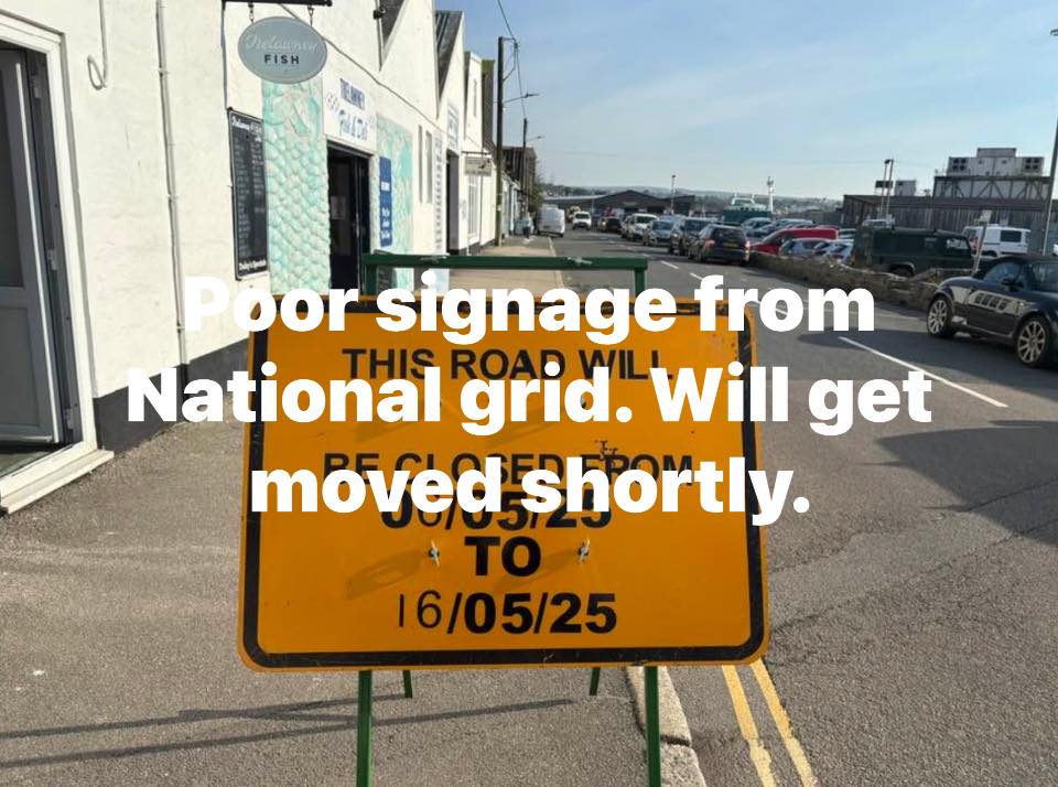 Someone has just alerted me to this sign which national grid who will ...