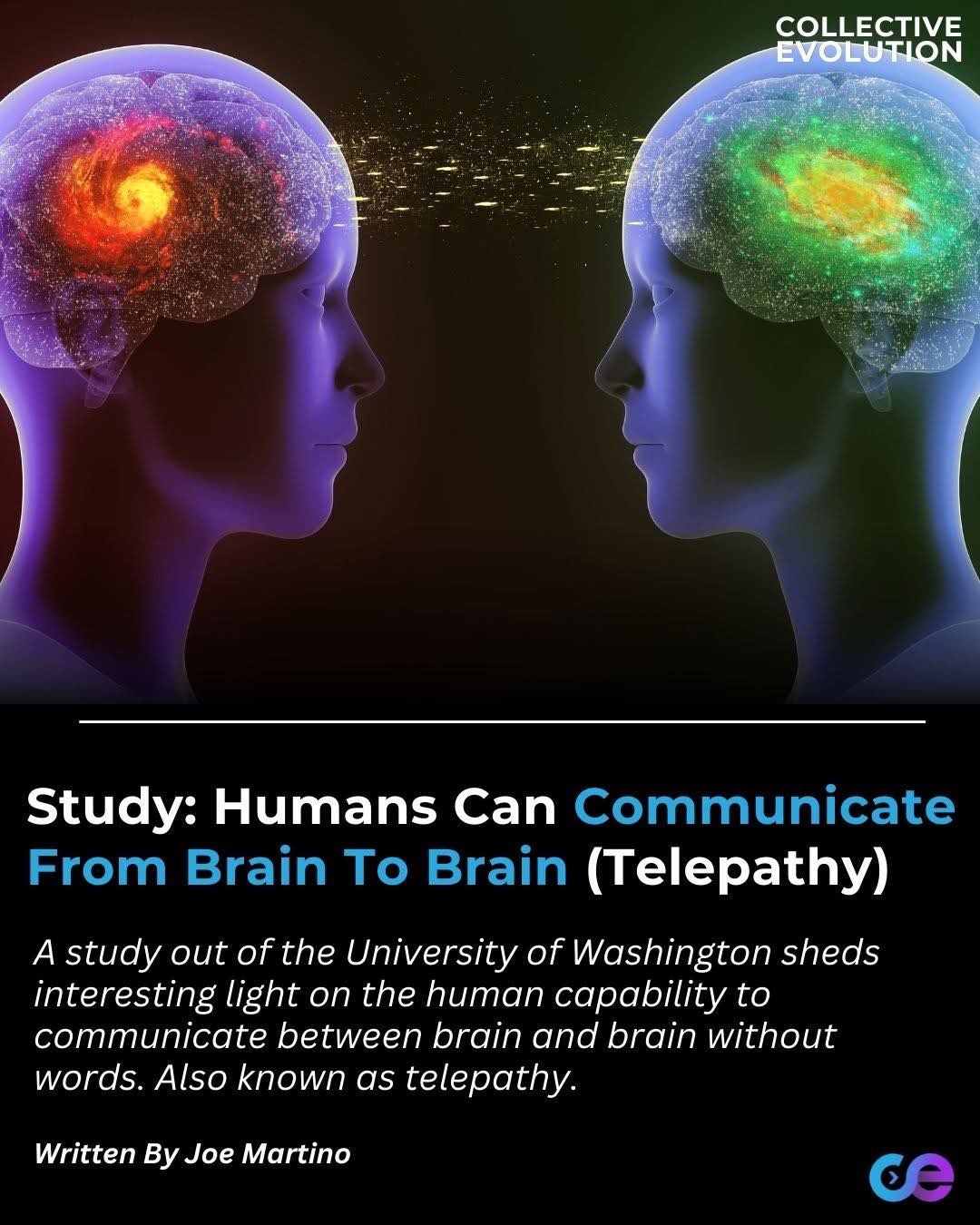 ！モン！ Two humans communicated without speaking, typing, or moving. In a