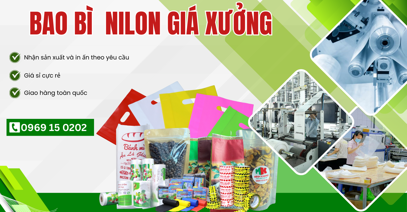 BAO BÌ, XƯỞNG SẢN XUẤT TÚI NILON GIÁ SỈ | Túi đựng rác tự phân hủy ...