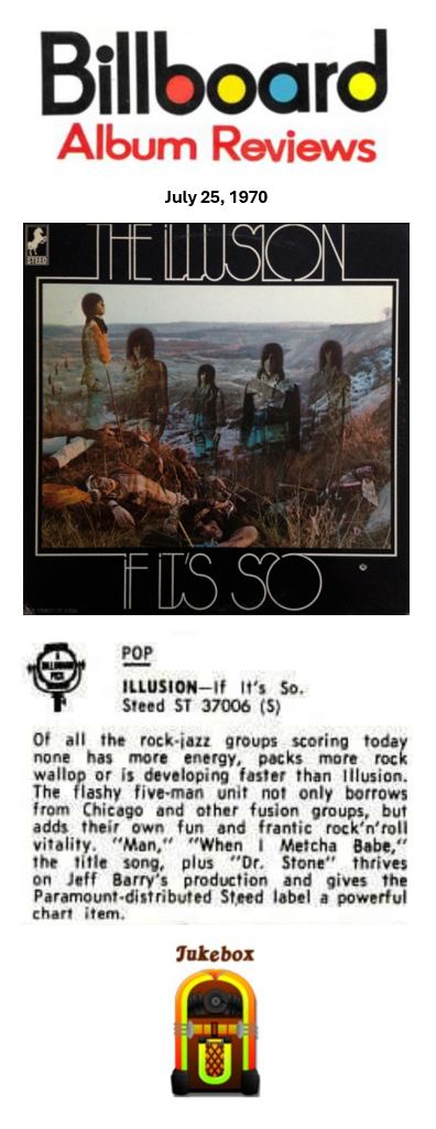 Jukebox - The Illusion Billboard - July 25, 1970 | Facebook