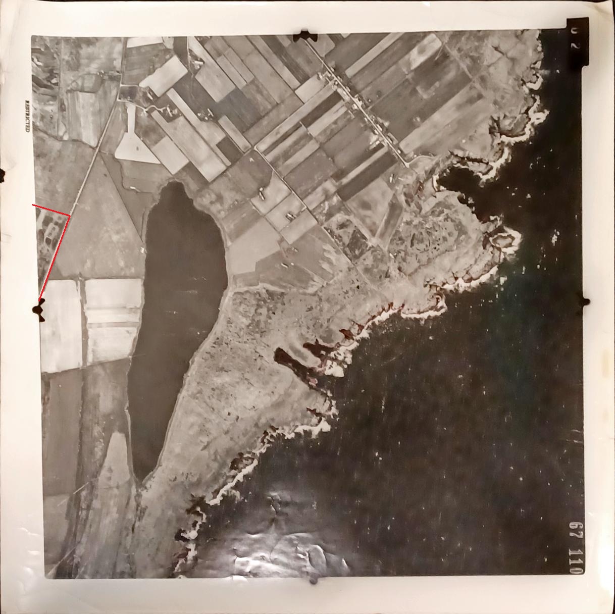 Nucleus: - This aerial photograph shows the village of Sarclet and ...
