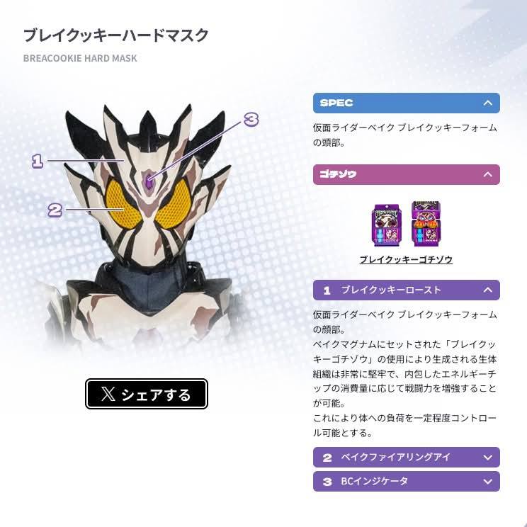 Kamen Rider Bake BreaCookie Form . . . #kamenrider #kamenridergavv