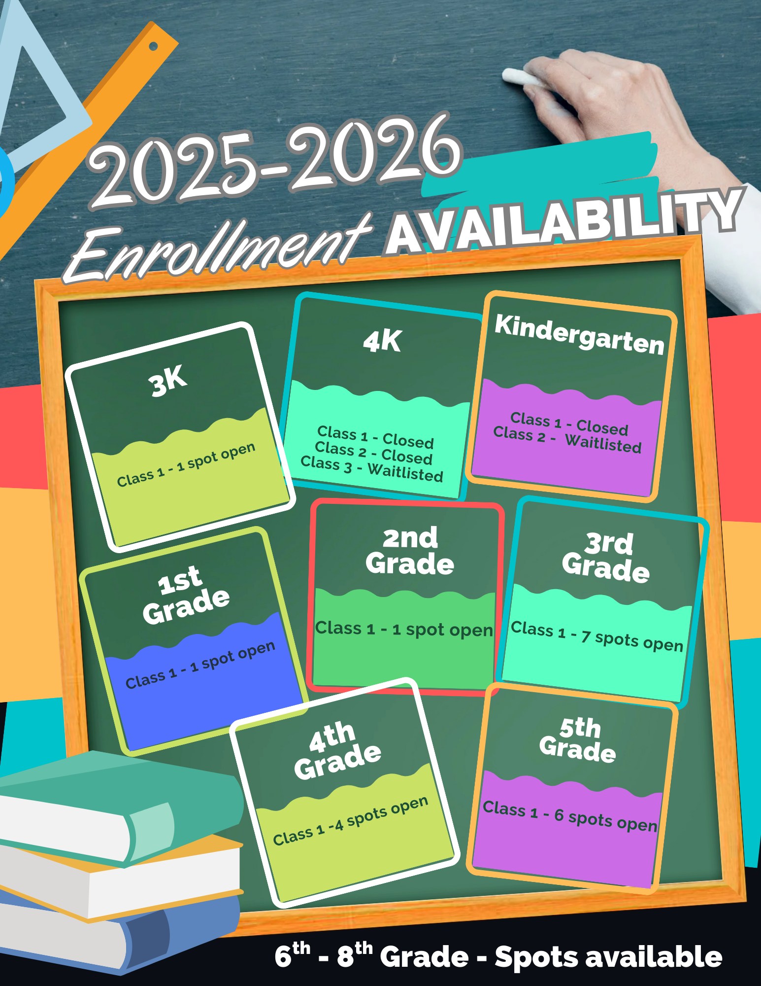 St. - 📢 2025-2026 Enrollment Availability! 📢 Classes are filling up ...