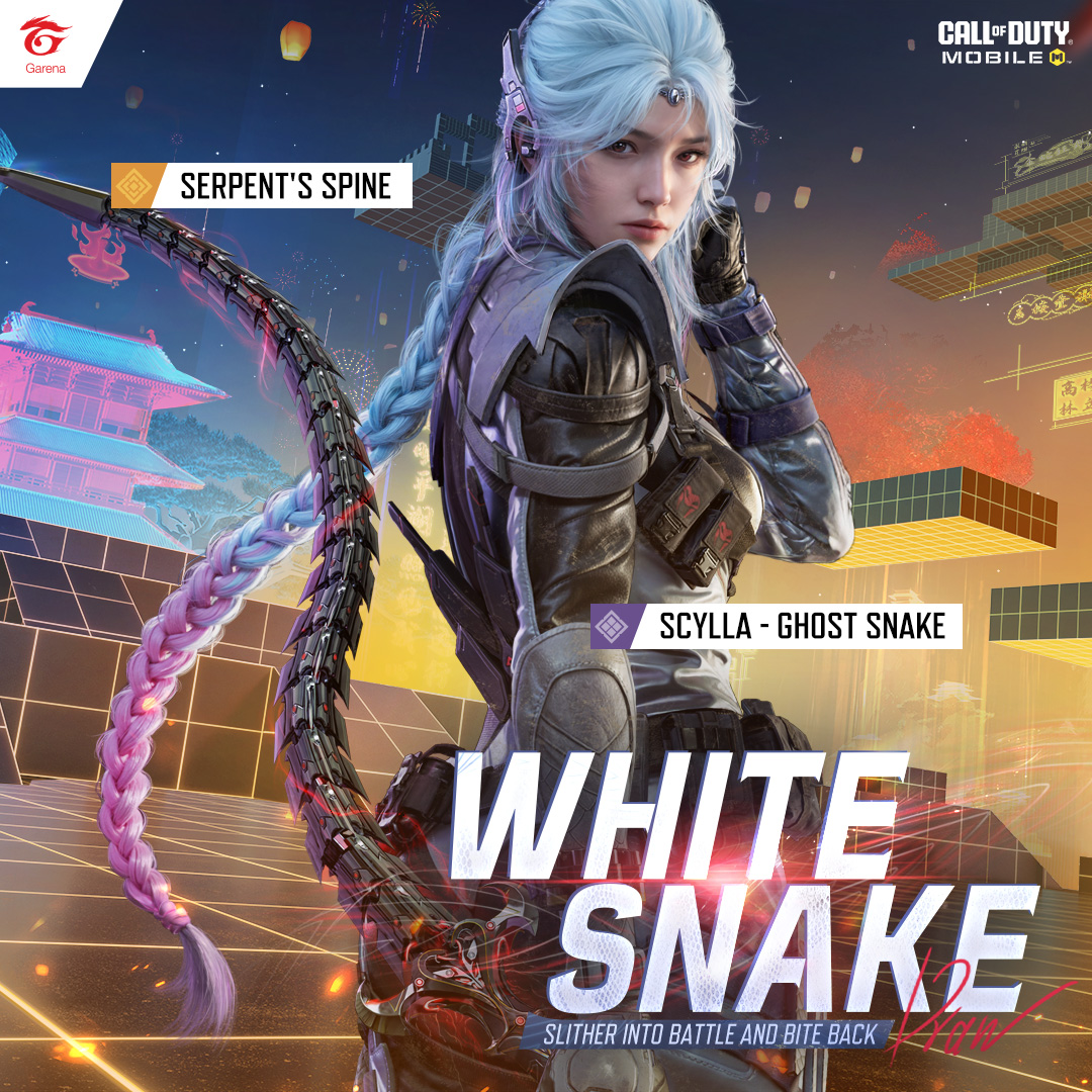Garena Call of Duty Mobile - 🪞 White Snake Draw Slither into battle and ...