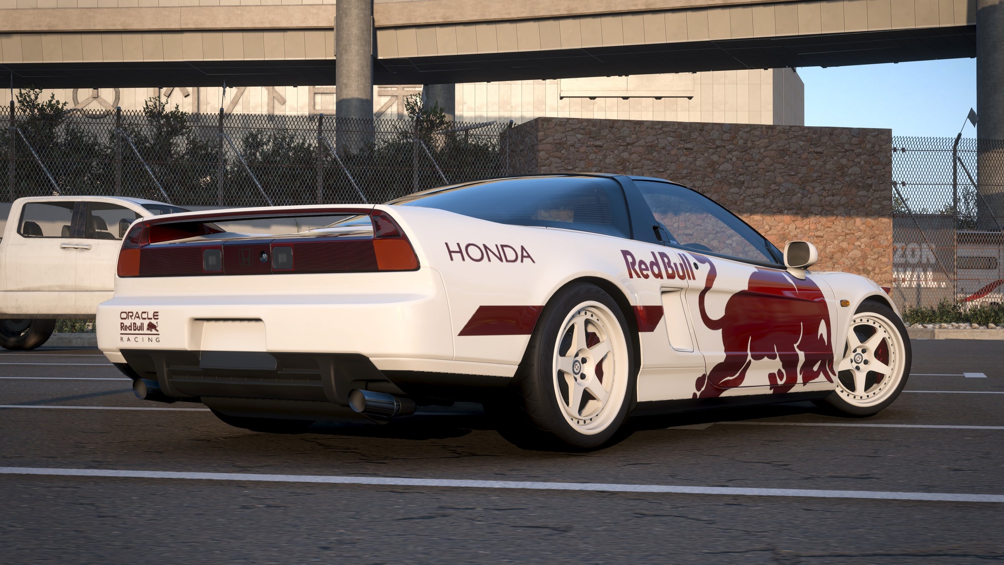 Honda NSX replica in Red Bull F1 colors for Japanese GP