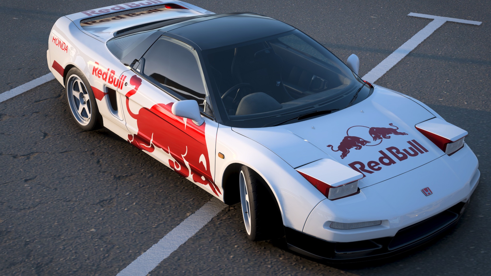 Honda NSX replica in Red Bull F1 colors for Japanese GP