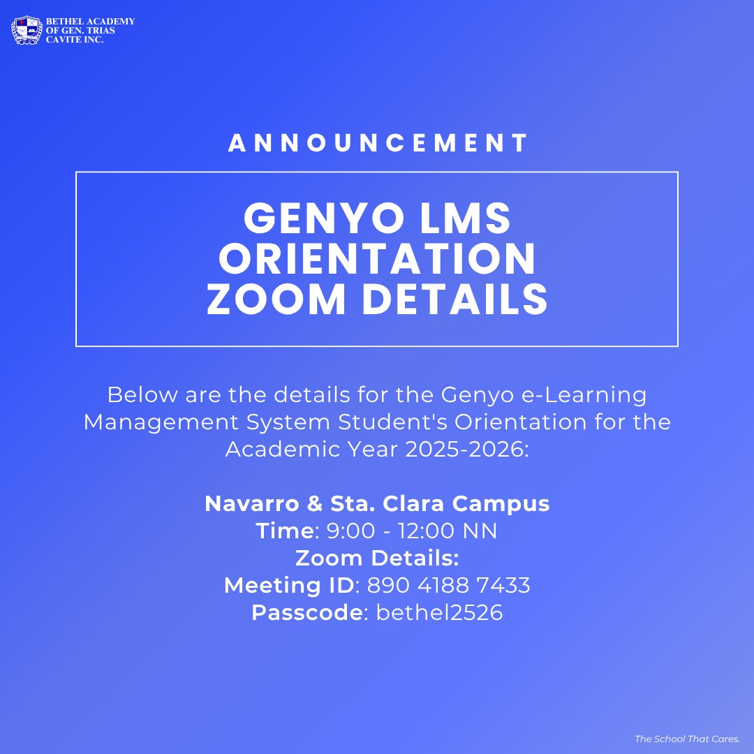 Bethel - We are pleased to invite all our learners from Grades 1-12 in ...