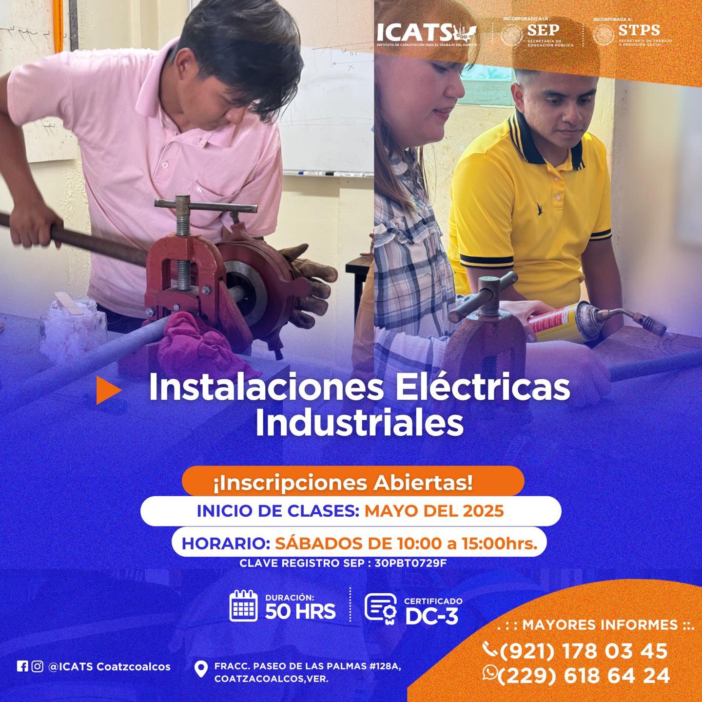 ICATS Instituto de Capacitación para el Trabajo del Sureste | Coatzacoalcos
