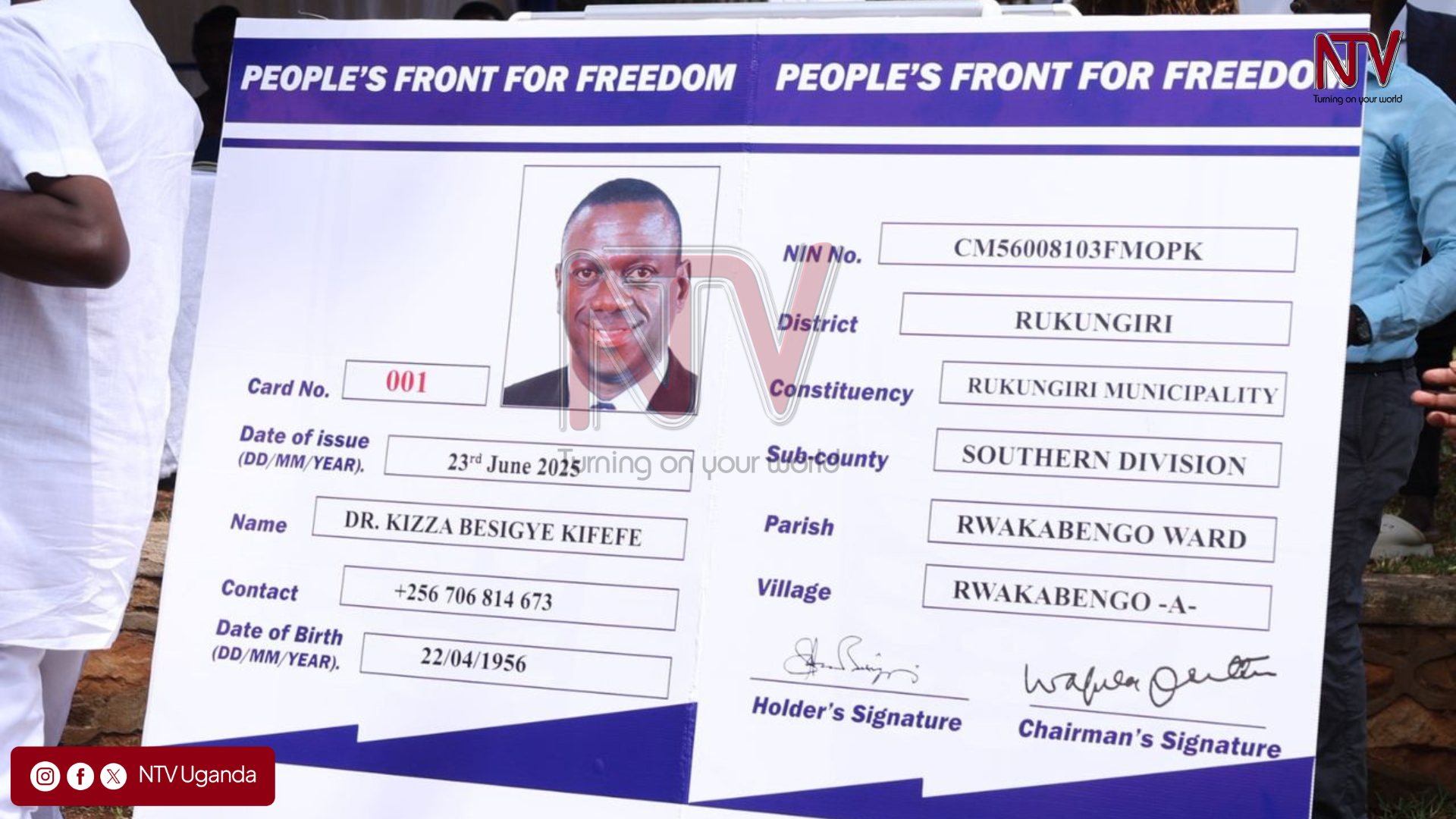 NTV - The People’s Front for Freedom (PFF) has officially launched its ...