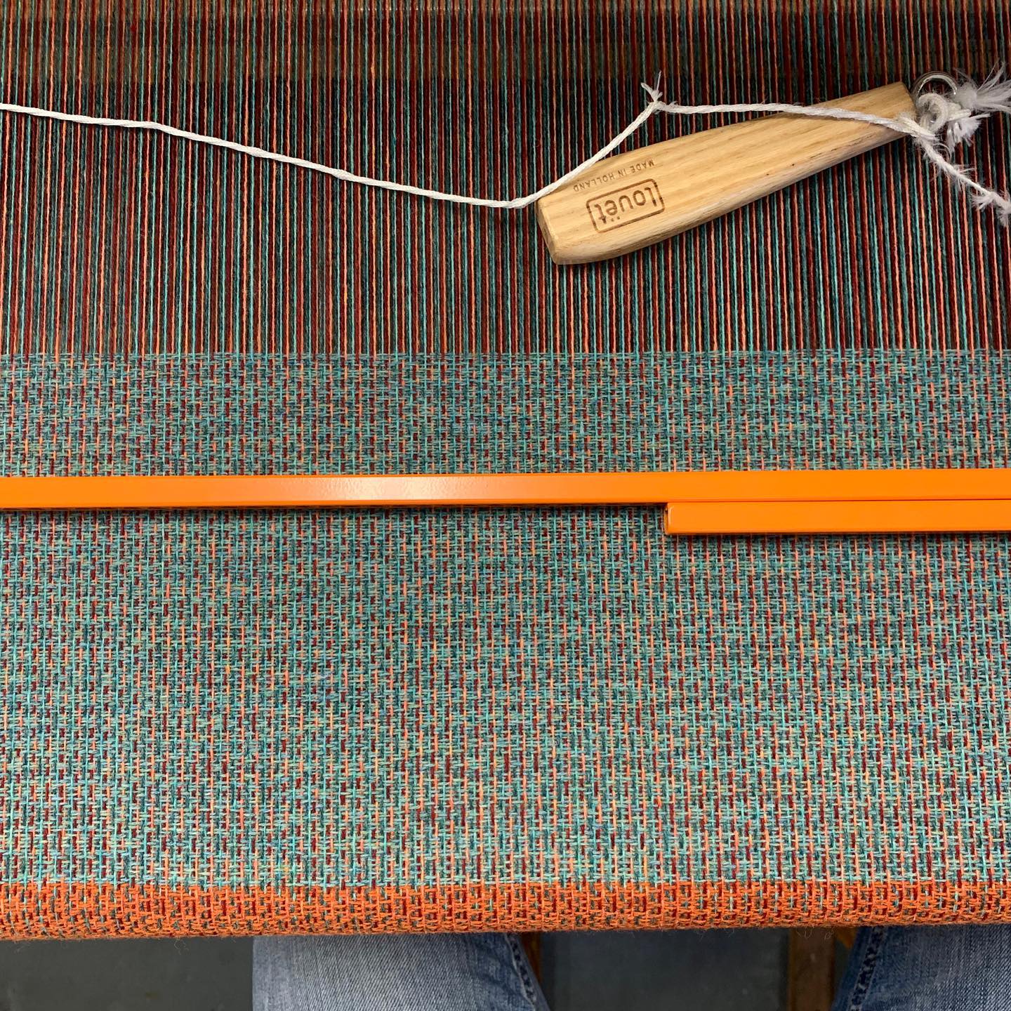 Loimi and Ko. - First time back at the loom after a couple...