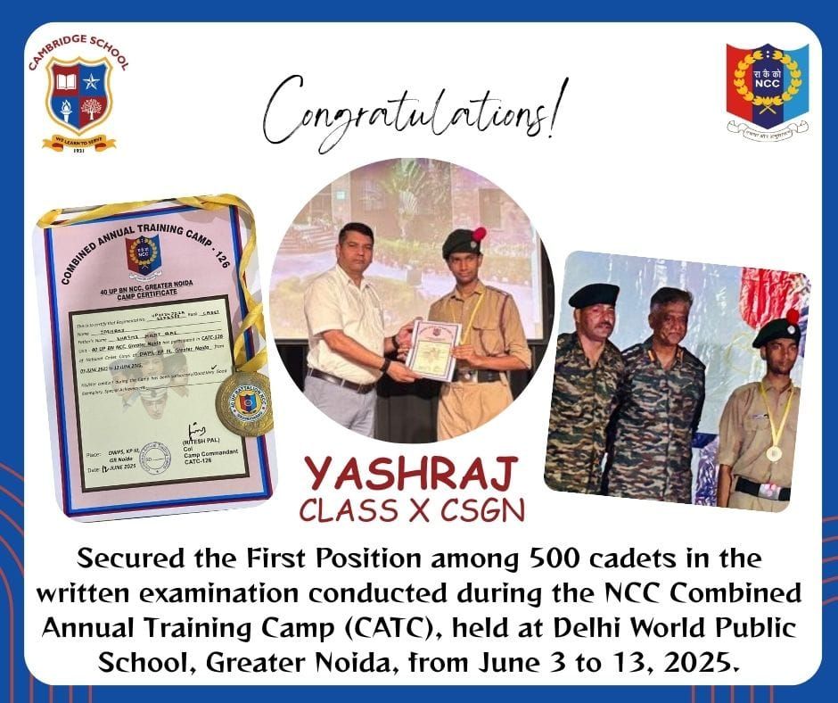 🌟 Celebrating Excellence!... - Cambridge School Greater Noida | Facebook