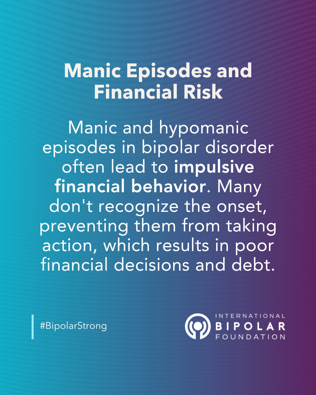 International Bipolar... - International Bipolar Foundation