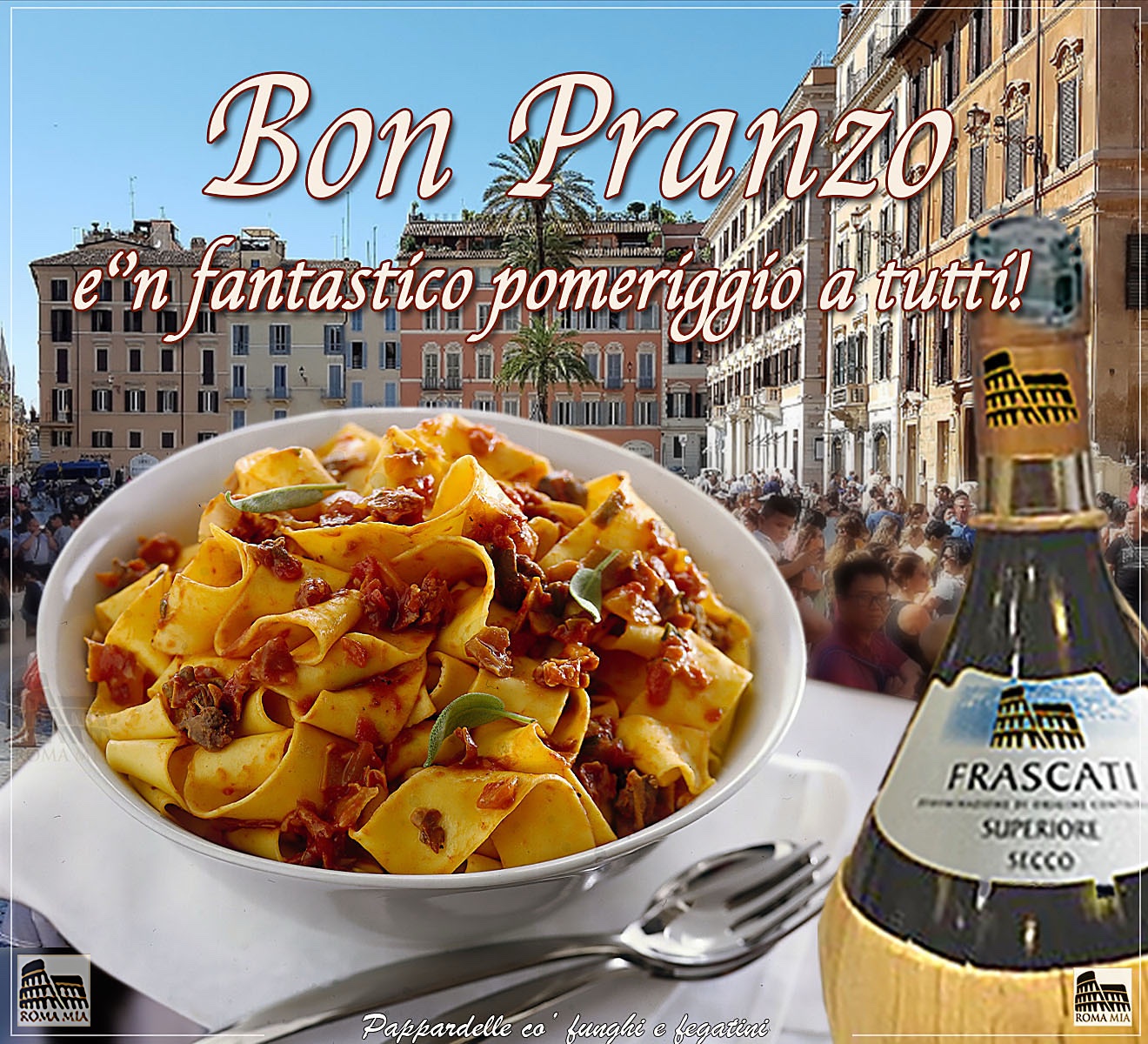 ROMA MIA - ----- ( BON PRANZO ROMA ) ----- Er... | Facebook