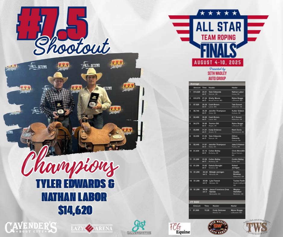 All Star Team Roping added a new photo. - All Star Team Roping