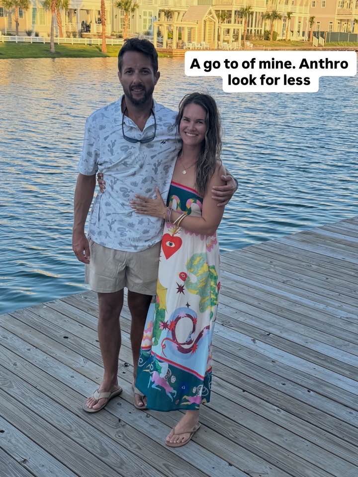 Comment “DRESS” for deets. One of my favorite Amazon dresses looks like Anthro! In my normal size #beach #resort #travel #vacation #springbreak