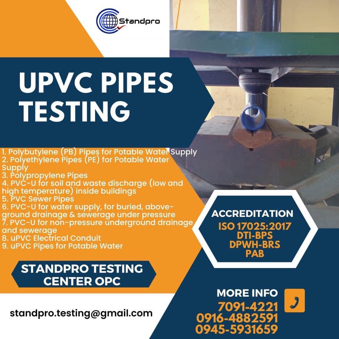 Standpro - Testing plastic pipes is crucial for Ensuring Material ...