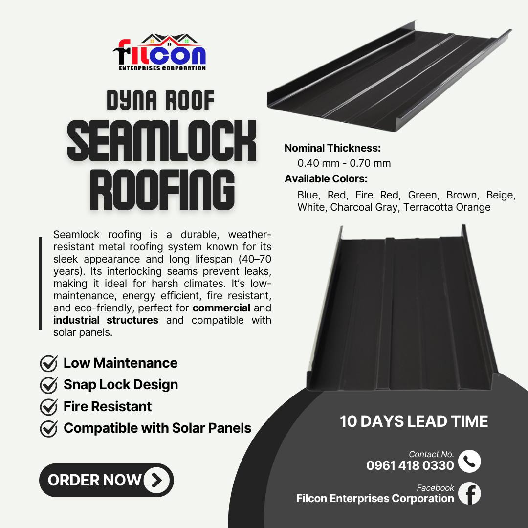 Filcon - SeamLock Roof is NOW AVAILABLE! 🎉 Looking for a roofing ...