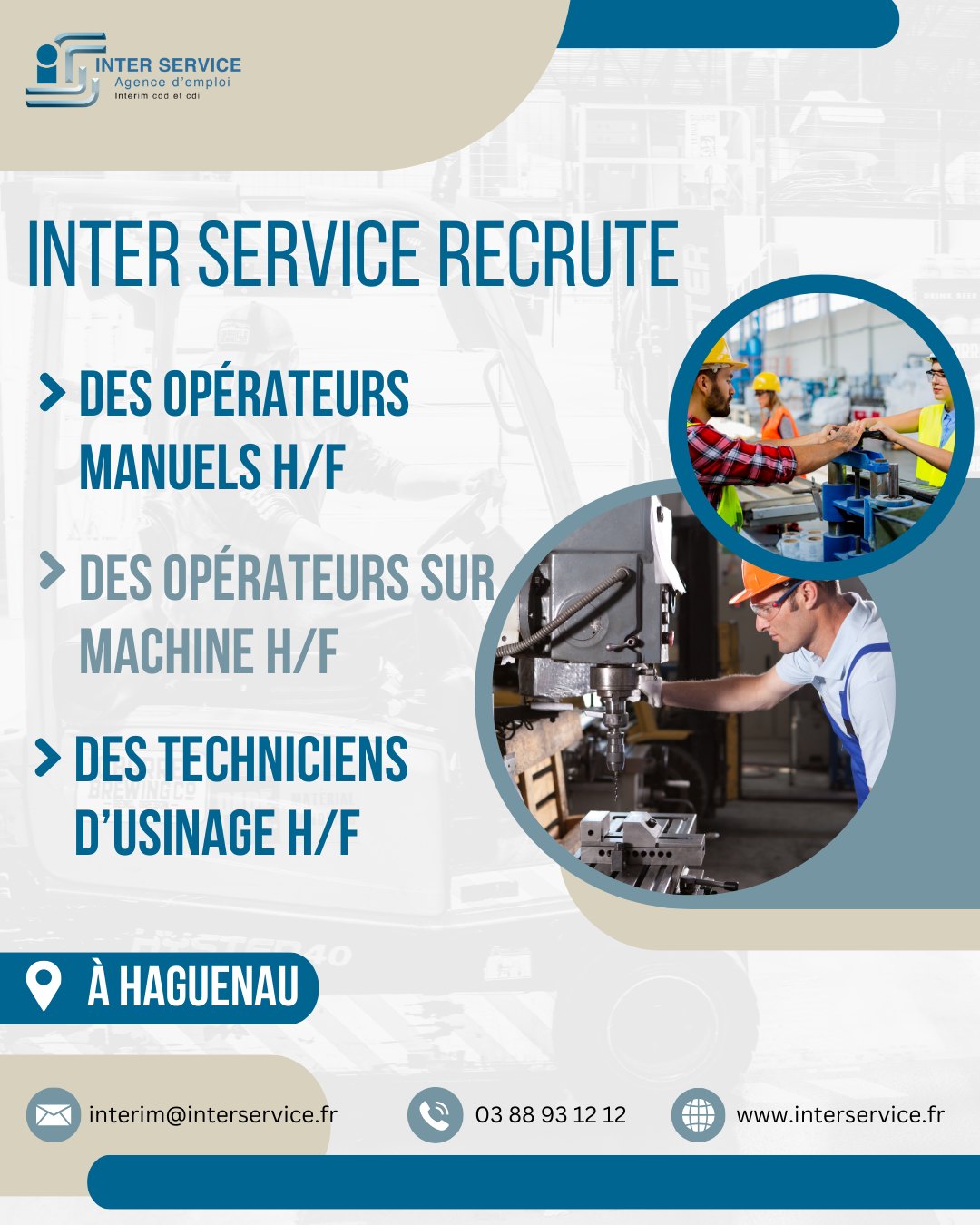 Inter - 🚨𝗜𝗻𝘁𝗲𝗿 𝗦𝗲𝗿𝘃𝗶𝗰𝗲 recrute des opérateurs manuels, des opérateurs ...