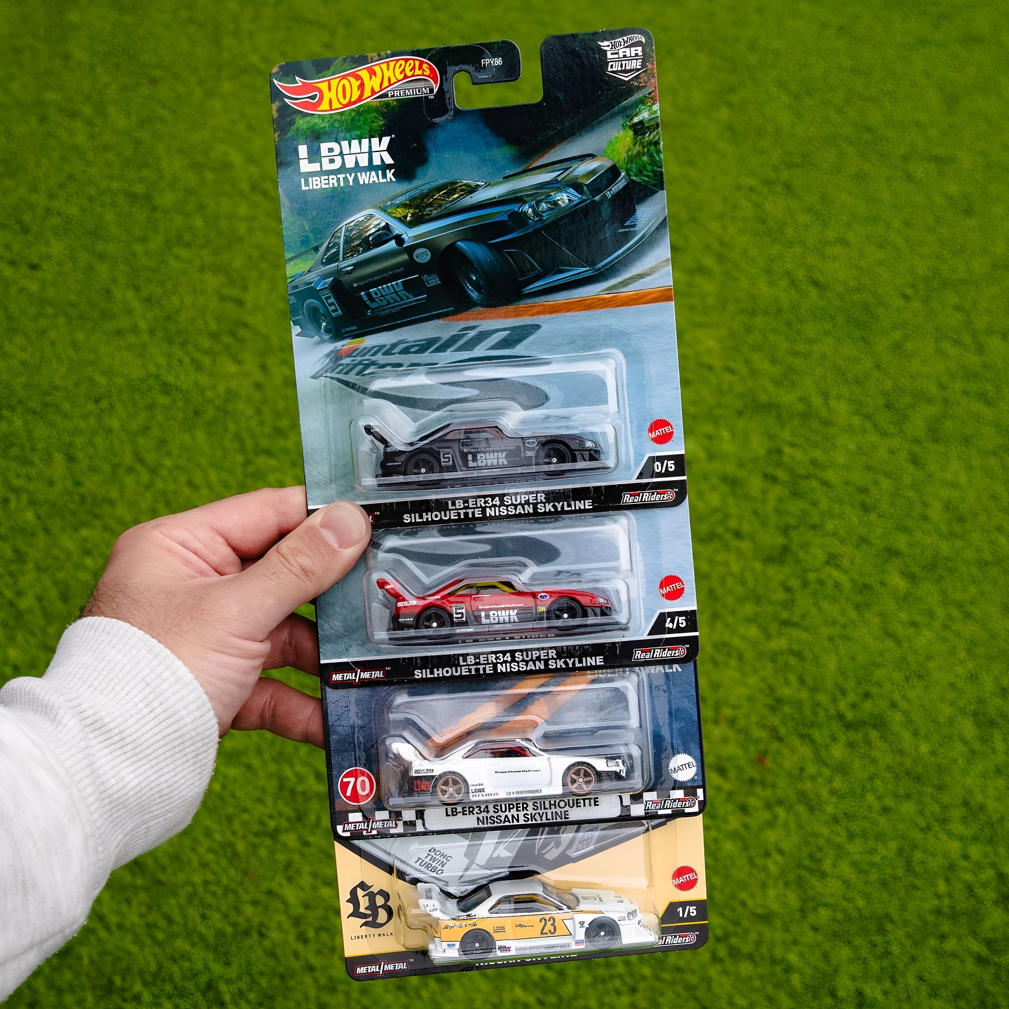 0/5 (Chase) LB-ER34 Super Silhouette Nissan Skyline Hot Wheels