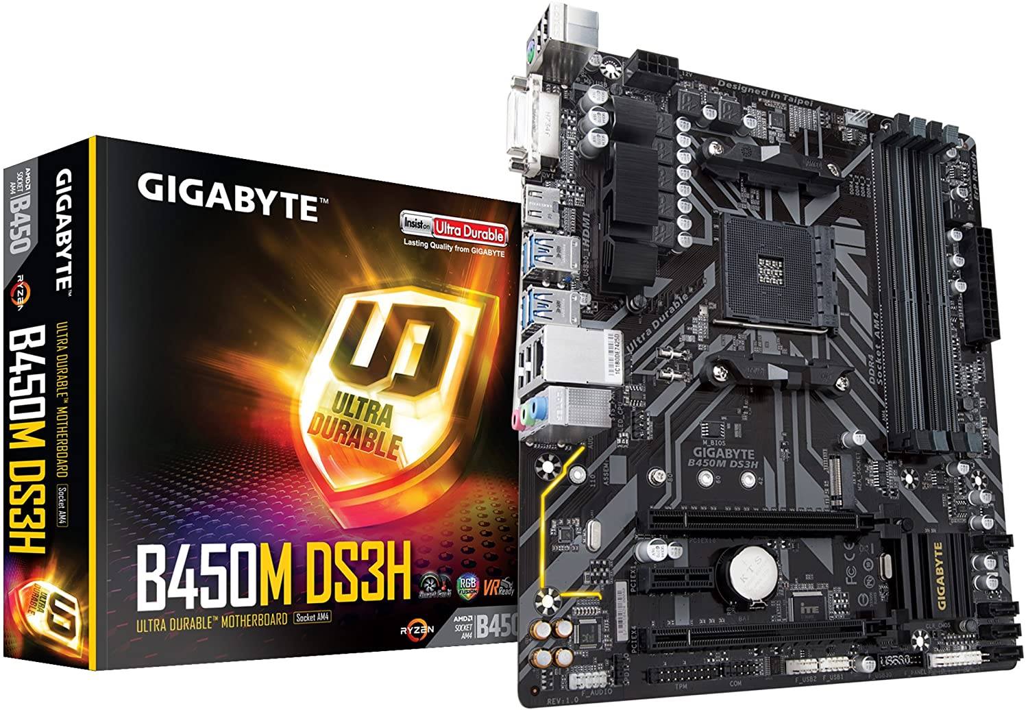 Dracotech Computadores - Tarjeta madre B450M DS3H de la marca Gigabyte ...