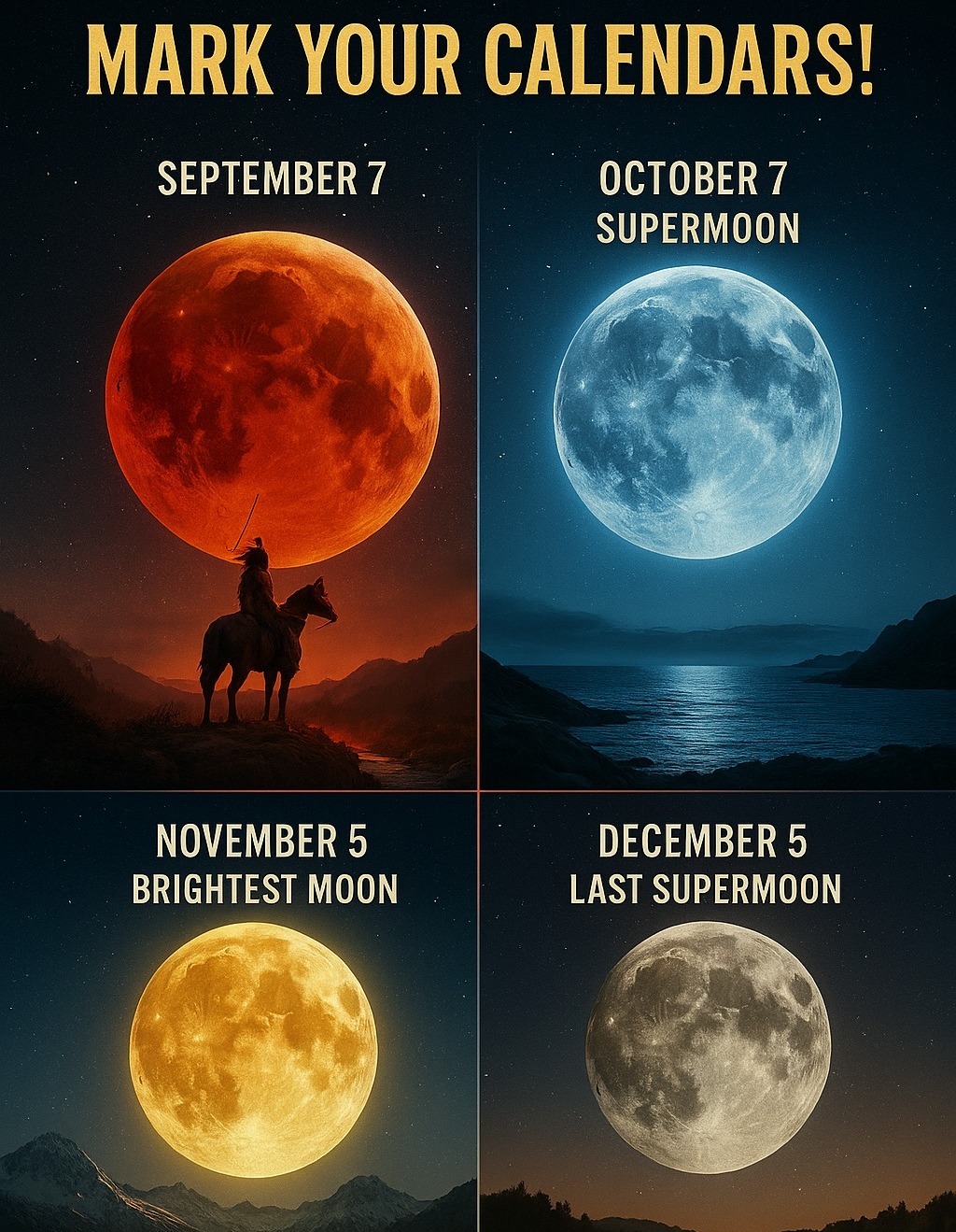 The Earth - 🌕 The Last Full Moons of 2025 – A Celestial Farewell As ...