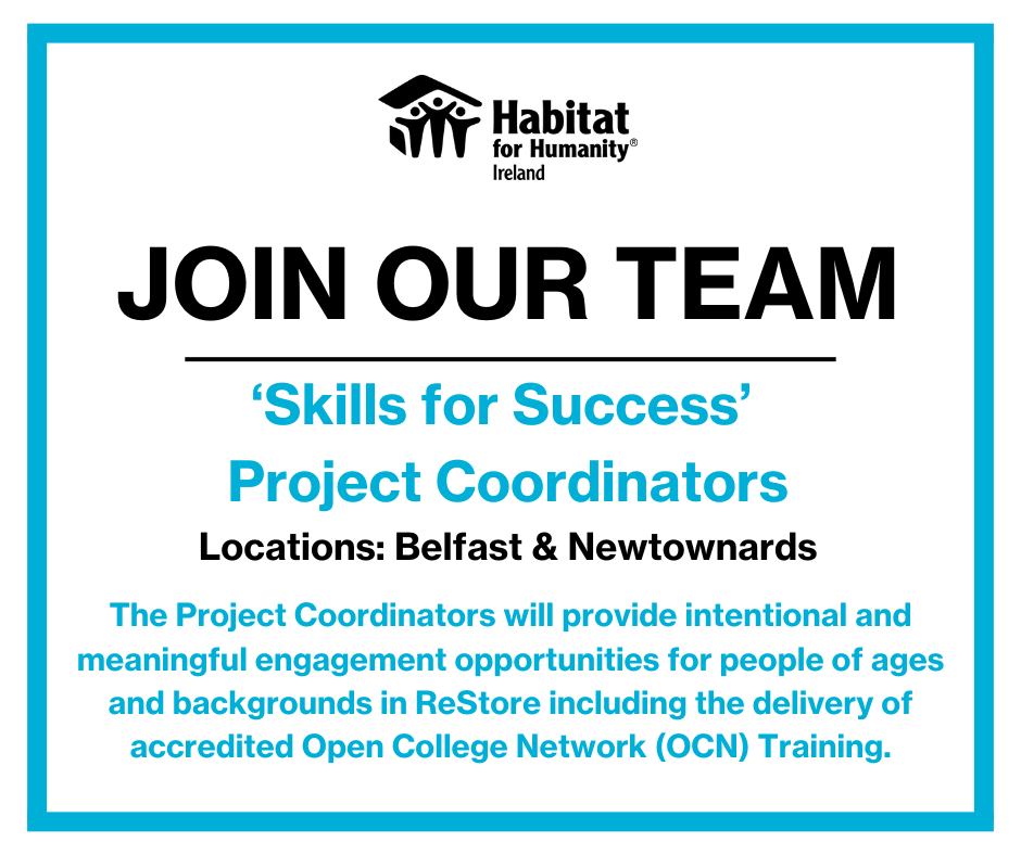 Habitat - JOIN OUR TEAM We're recruiting two new members of our team to ...