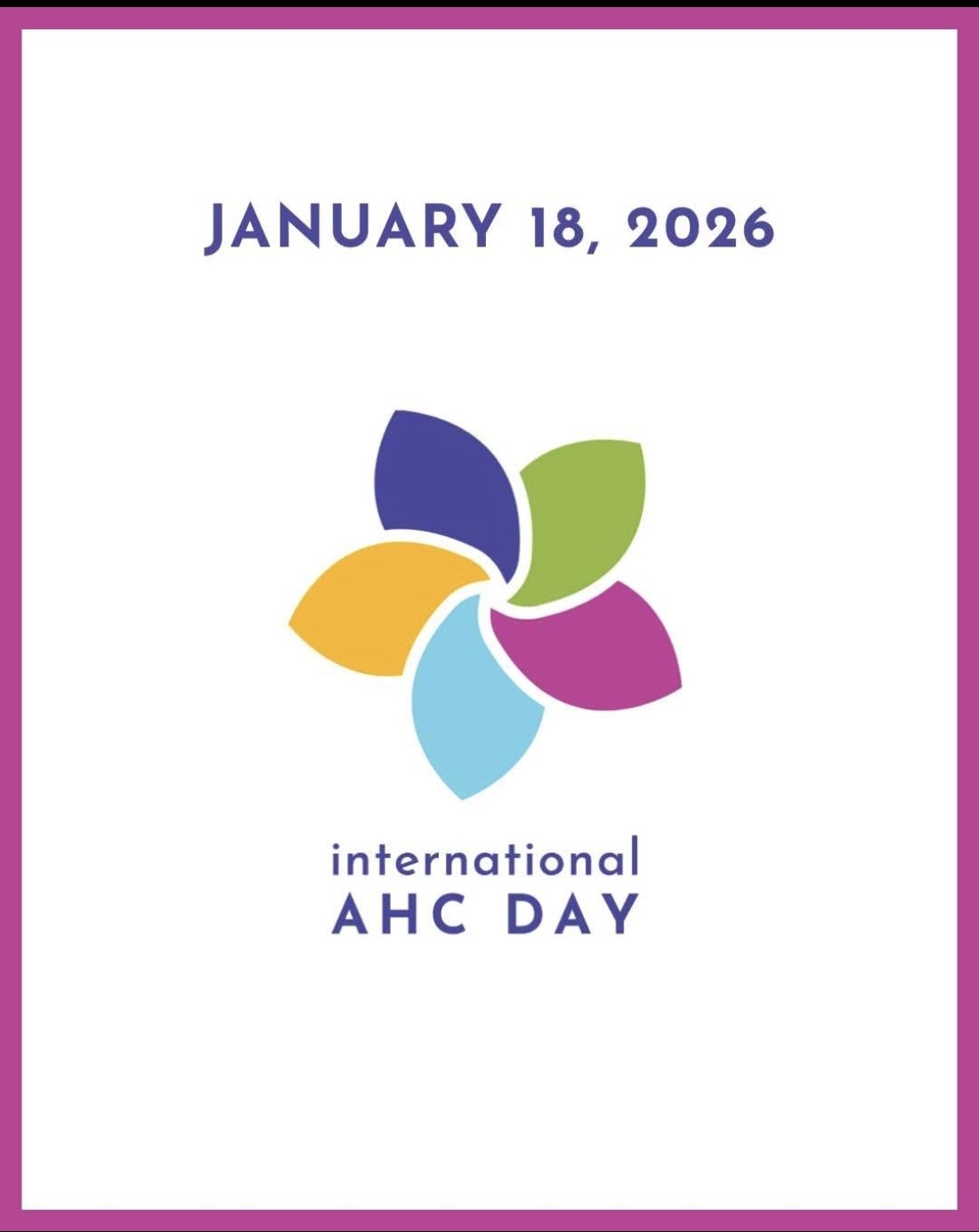 AHC - 🌍 Today is International Alternating Hemiplegia of Childhood (AHC ...