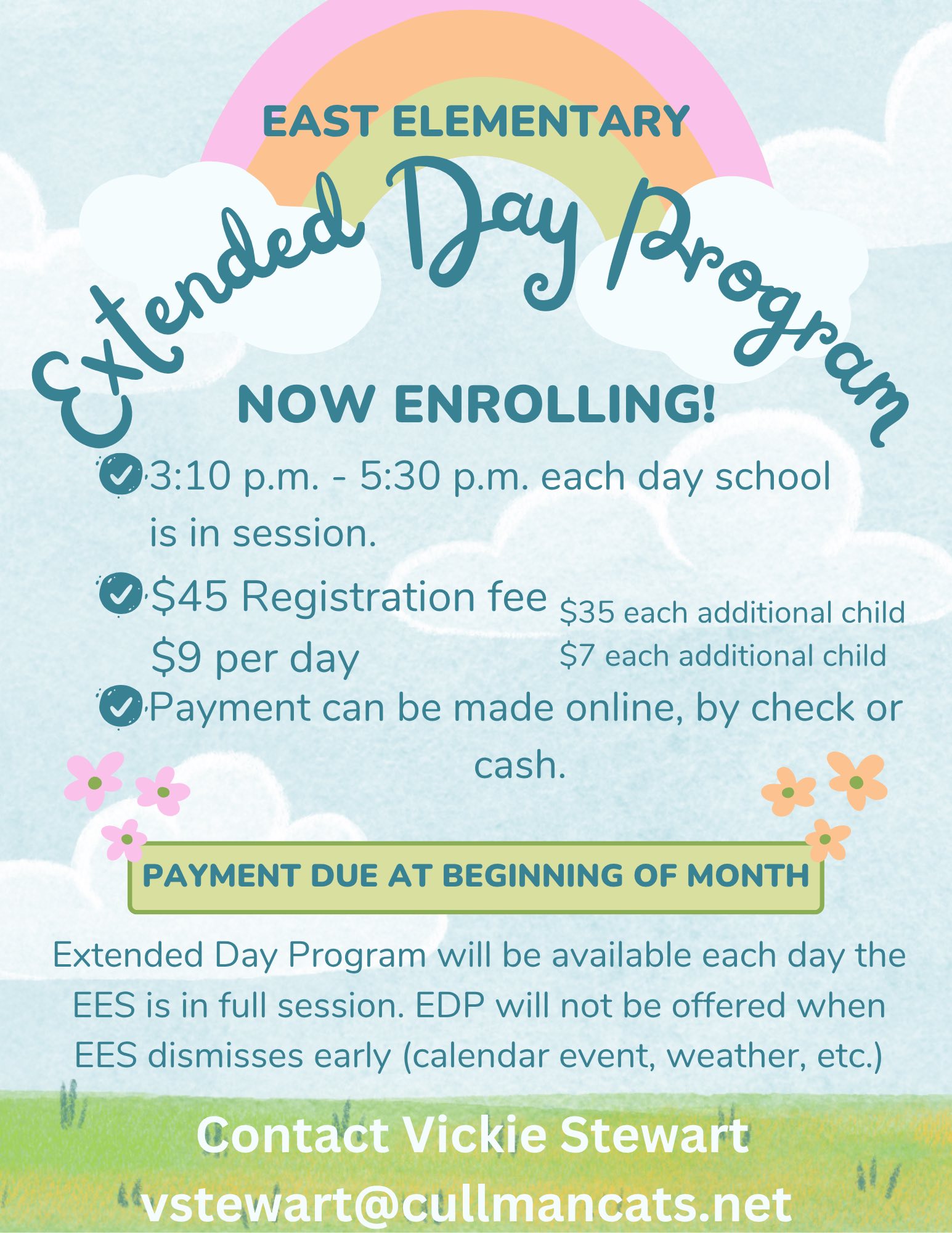 ‼️2025-2026 EDP - Extended Day... - East Elementary School | Facebook