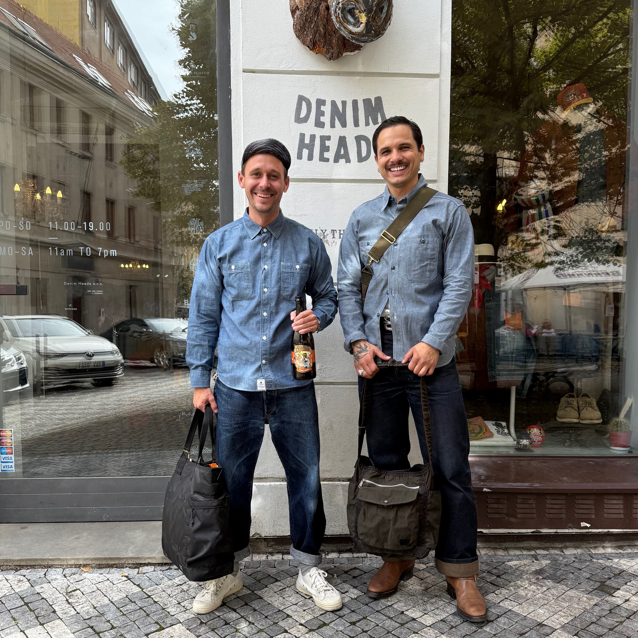 You can never go wrong with chambray shirt. The name 