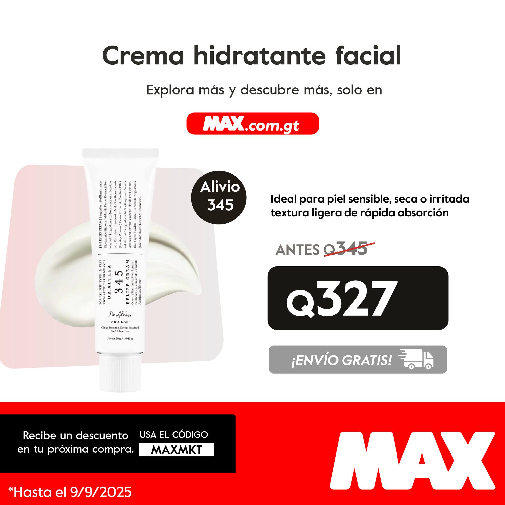Tiendas - Explora más y descubre más, solo en MAX🎉Una crema facial que ...