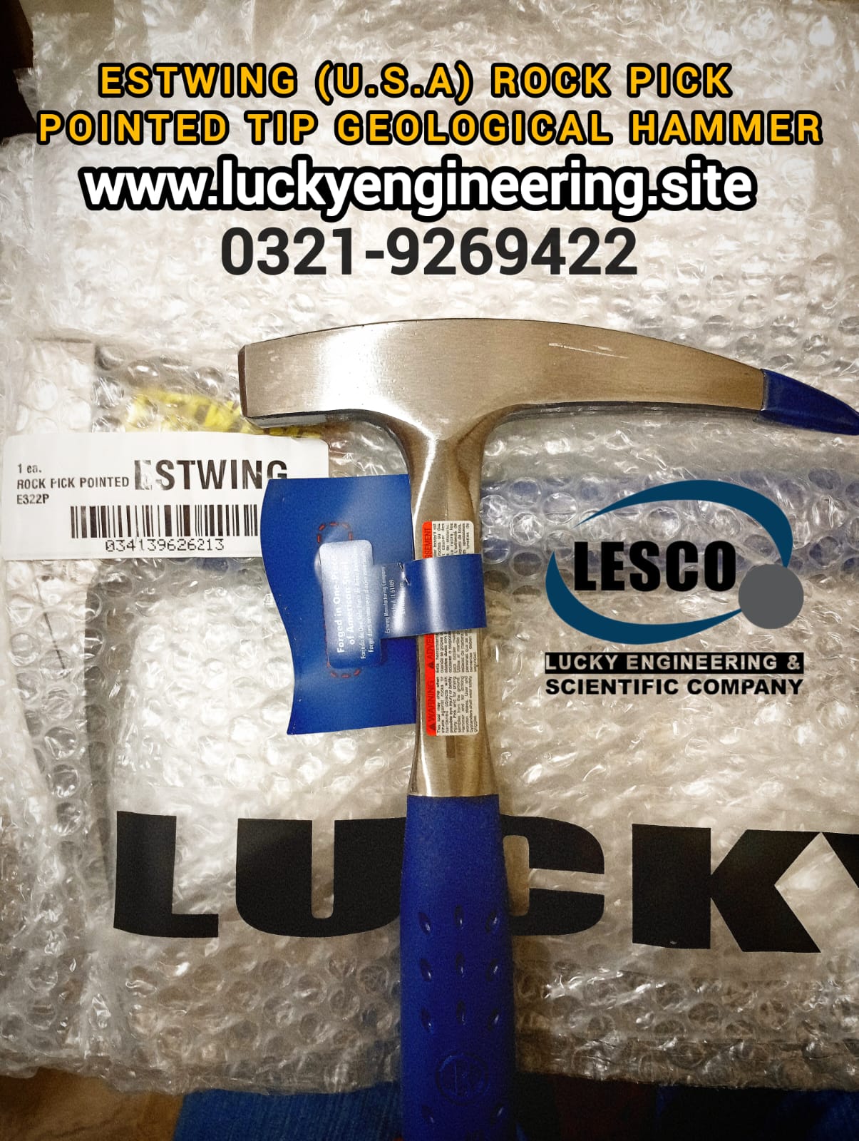 M/s - The Estwing E3-22P Geological Hammer is a premium tool designed ...