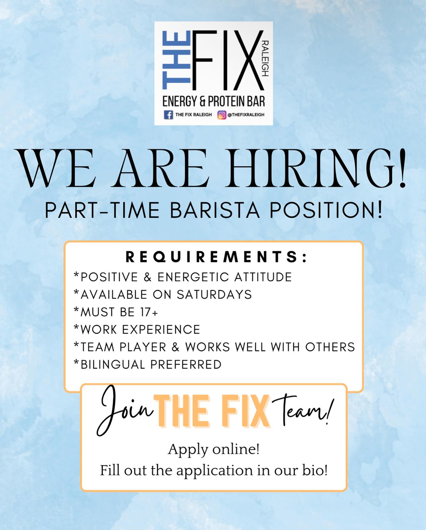 The Fix - Great news! 🩵 We’re growing our team and looking for a ...