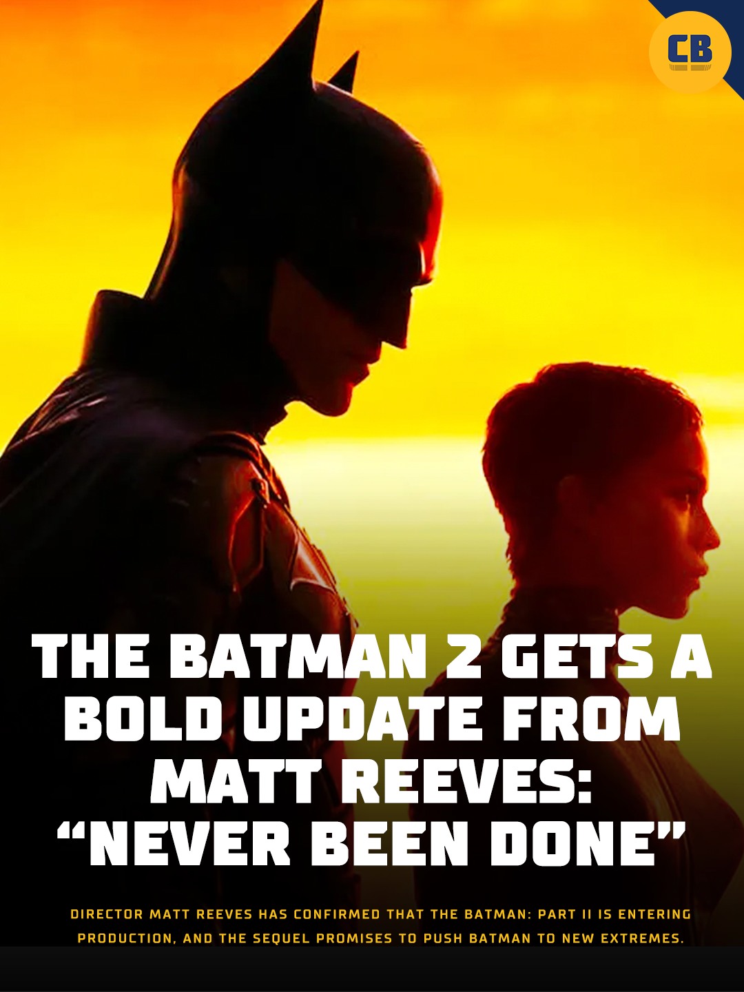 ComicBook.com - According to Matt Reeves, The Batman: Part... | Facebook